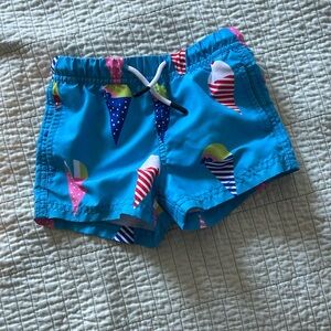 2T swim trunks ice cream pattern